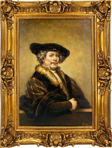 Casa Padrino Baroque Oil Painting Rembrandt Multicolored Gold X