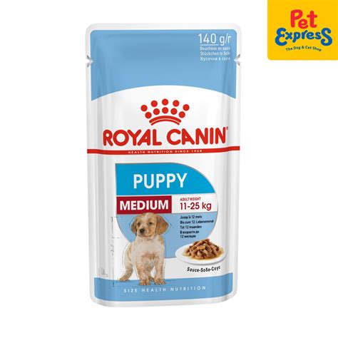 Royal Canin Size Health Nutrition Puppy Medium Wet Dog Food 140g 10