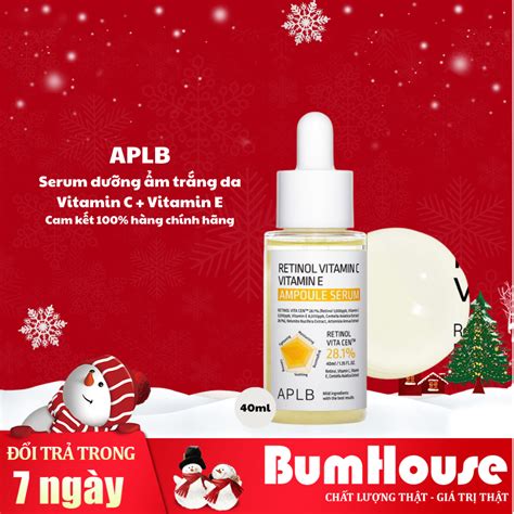 Aplb Retinol Vitamin C Vitamin E Ampoule Serum 40ml Shopee Philippines