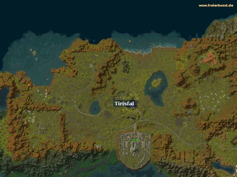 Tirisfal Zone Map And Guide Freier Bund World Of Warcraft