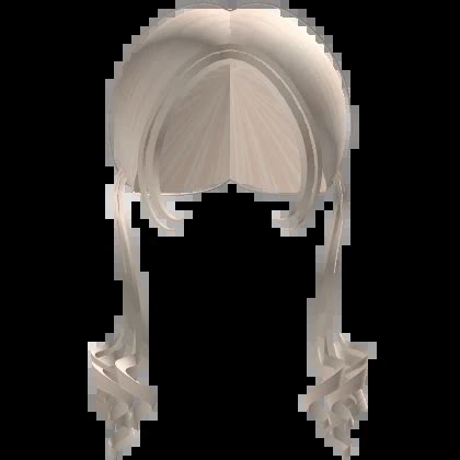 Cutesy Swirly Front Pigtails In Pale Blonde Roblox Item Rolimon S