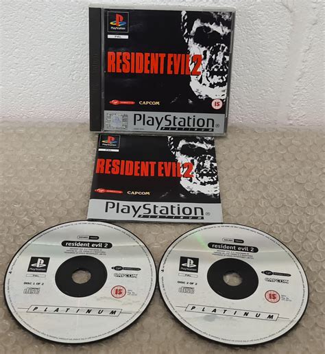 Resident Evil 2 Platinum Sony Playstation 1 Ps1 Game Retro Gamer