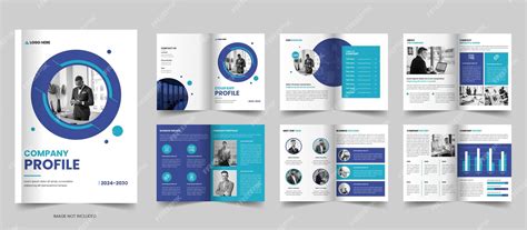 Modelo De Portfólio De Negócios Corporativos Ou Design De Layout De