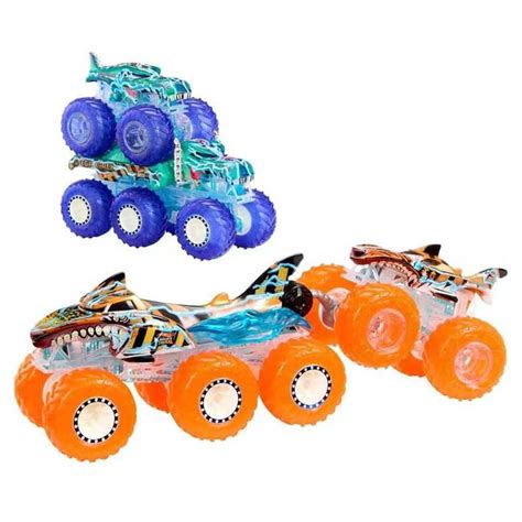 Mattel Multipakke med Hot Wheels Monster Trucks Orange Kidinn Køretøjer