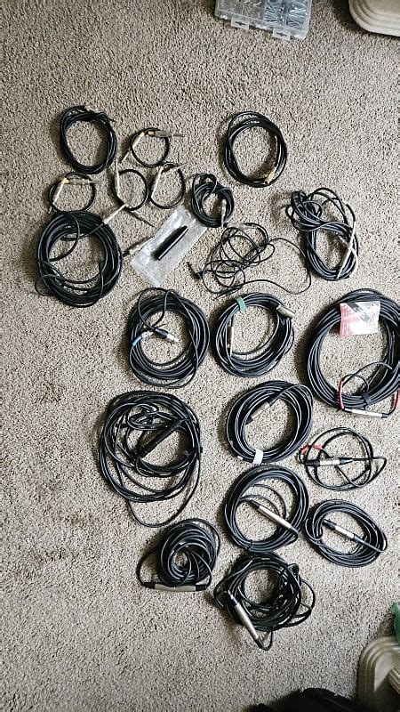 XLR Cable Bundle Various types and lengths | Reverb