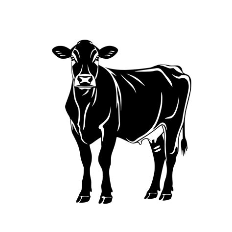 Cow Svg, Cow Silhouette, Cattle Silhouette, Cattle Svg, Cow Head Svg ...