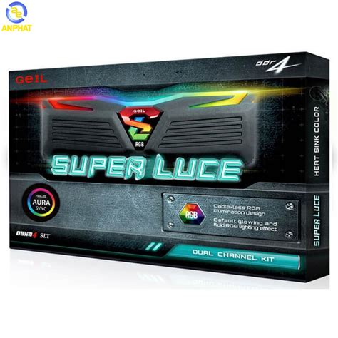 Ram GEIL SUPER LUCE RGB SYNC 8GB 1x8GB 3000Mhz DDR4 Black