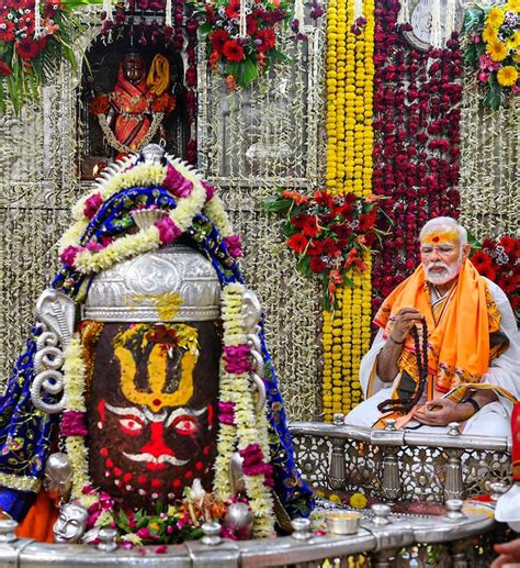 Pm Modi Inaugurates Mahakal Lok Corridor At Mahakaleshwar Temple In Mp