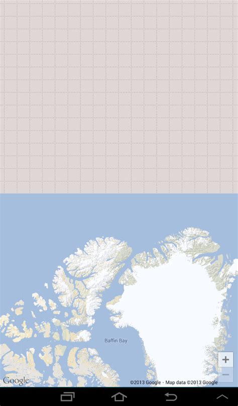 google map version shows blank space  android stack overflow
