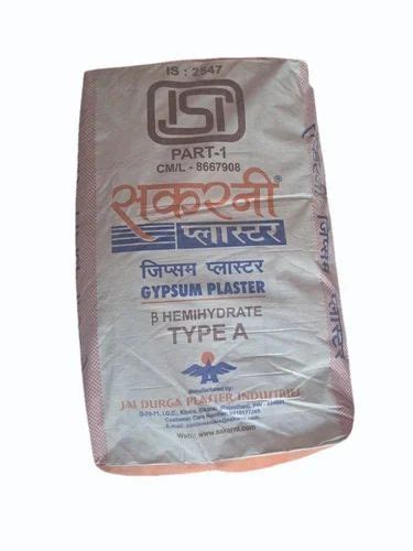 Sakarni Gypsum Plaster Of Paris Bag At Rs Bag In Agra Id