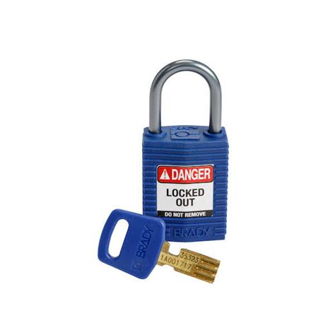 Hardware Specialty Brady Safekey Compact Nylon Lockout Padlock