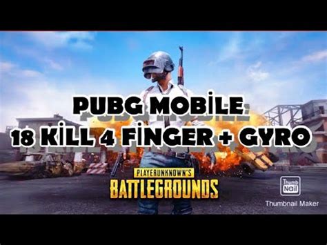 Pubg Mobile One Man Squad Kill Finger Gyro Rn Pro Gameplay Youtube