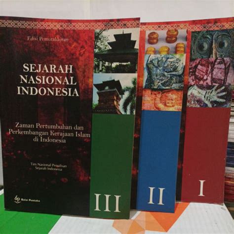 Jual Buku Sejarah Nasional Indonesia I VI ORIGINAL Termurah