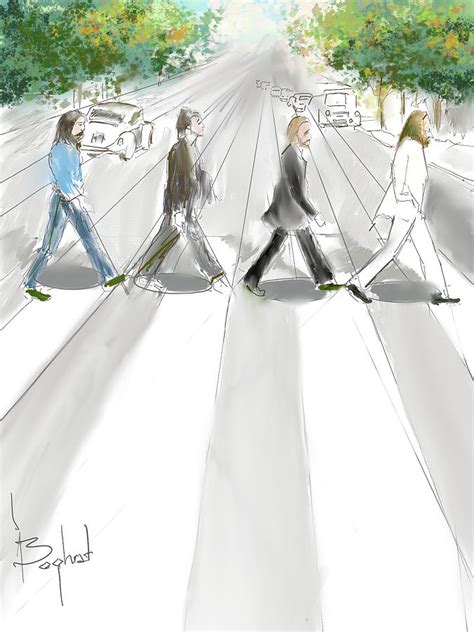 Abbey Road Digital Art By Boghrat Sadeghan Fine Art America