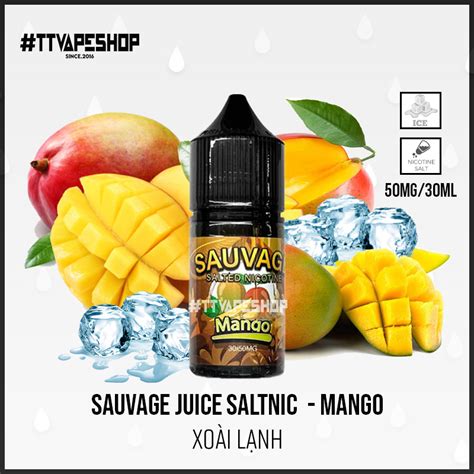 Sauvage Juice Saltnic Mg Ml Strawberry Ice Cream Kem D U L Nh