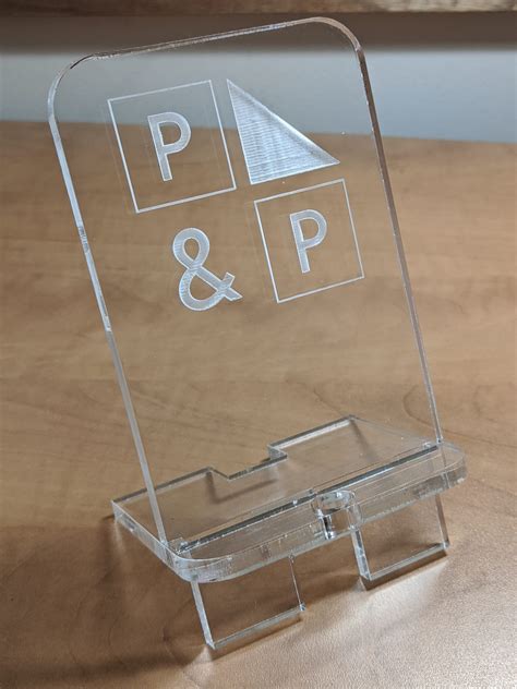 Acrylic Cell Phone Stand Pixels Pieces