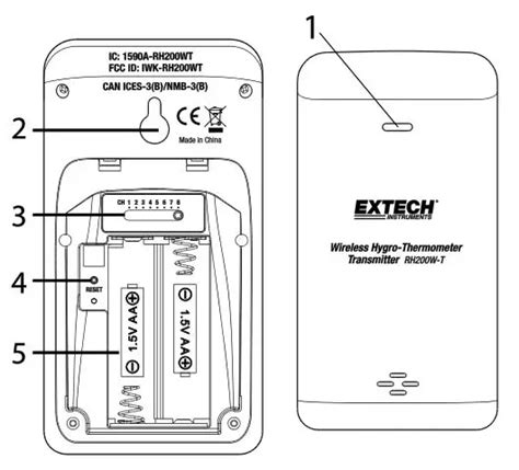 Extech Rh W Wireless Hygro Thermometer User Manual