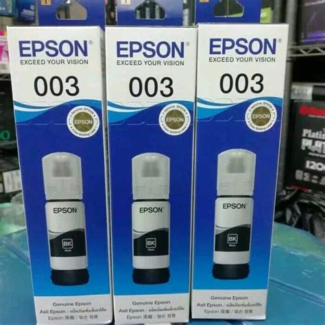 Tinta Epson Black Hitam Original L L L L L