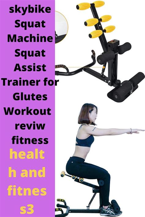 Skybike Squat Machine For Glutes Workout And Fitness