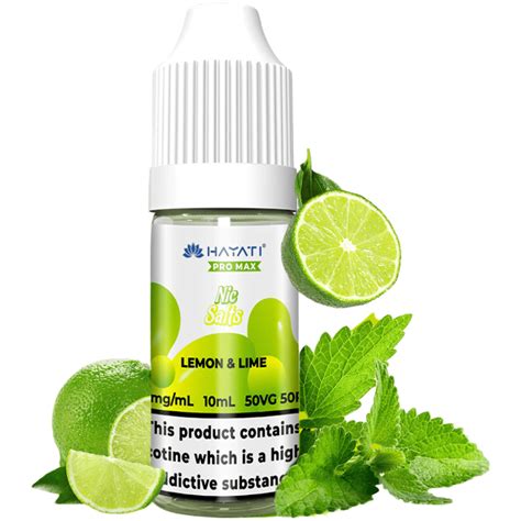 Hayati Pro Max Lemon Lime Nic Salt 1 99 Any 5 For 9 99