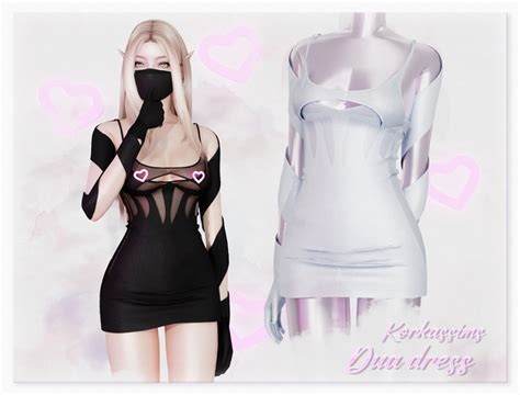 Dua Dress Korkassims Fairy Outfit Sims 4 Dresses Sims 4 Mods Clothes