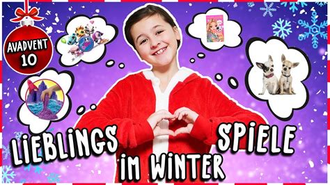 Meine Lieblings Spiele Im Winter Avadvent Tag Alles Ava Vlogmas