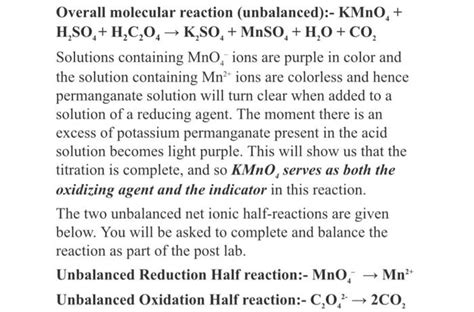 Solved 6. In the redox reaction for this lab, which element | Chegg.com