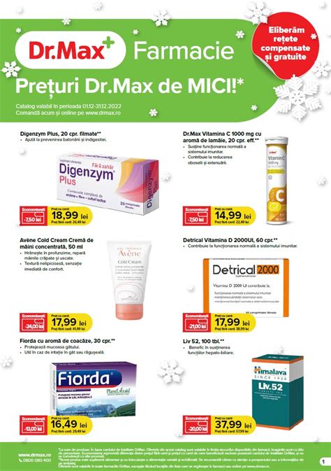 Catalog Dr Max Farmacie Decembrie Catalog Az