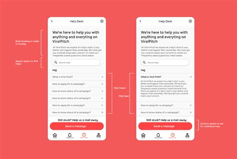 Faq Section Design For Mobile App Figma