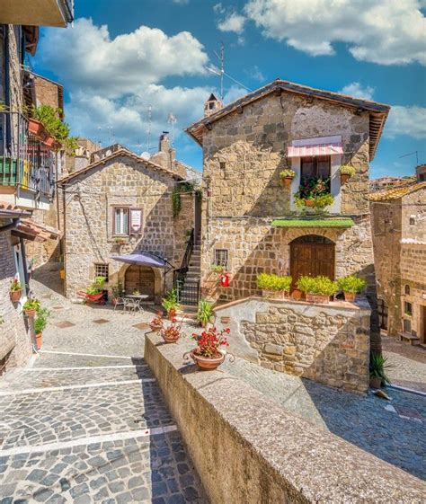 Castelnuovo Di Porto Beautiful Village Near Rome Lazio Italy