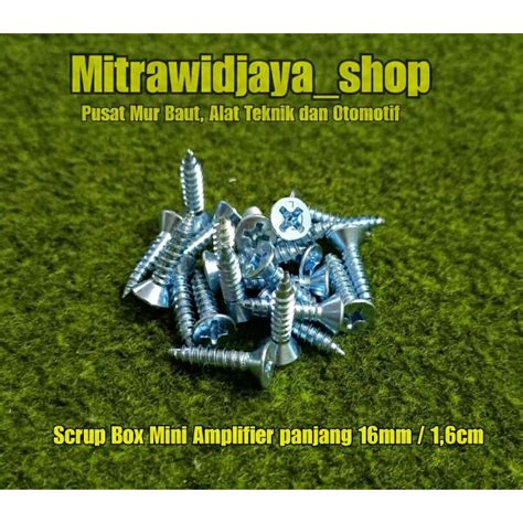 Jual Baut Scrup Tapping JF 6x5 8 Bisa Juga Untuk Box Mini Ampli Baut