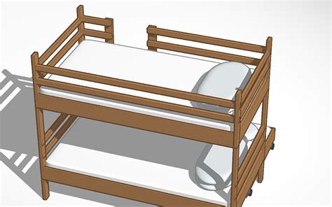 3d Design Bunk Bed Tinkercad