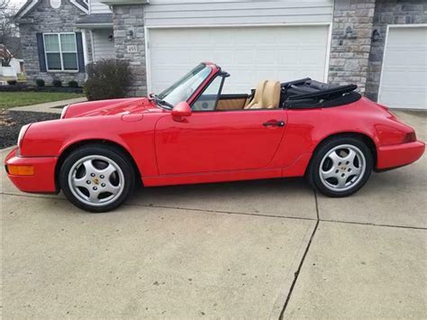 Gorgeous Guards Red Porsche 964 Cabriolet 5SP With Tons of ...