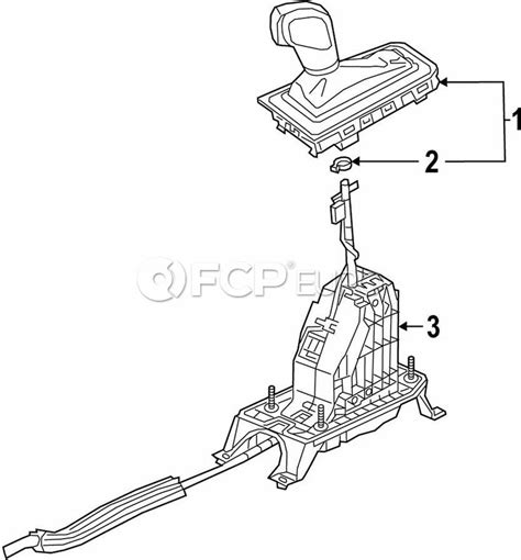 Volkswagen Auto Trans Shift Lever Knob Genuine Vw 3g1713203sdwe Fcp Euro