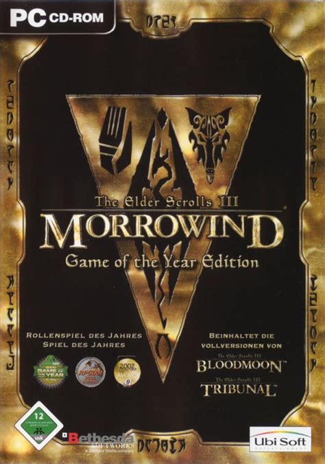 The Elder Scrolls Iii Morrowind Game Of The Year Edition Box