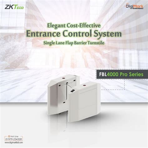 ZKTeco FBL4000 Pro Series Flap Barriers Automation Office