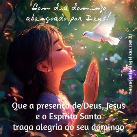 Bom dia Domingo Abençoado por Deus Jesus e o Espírito Santo