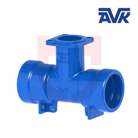 Avk D I Double Socket Tee Flanged Syarikat Logam Unitrade