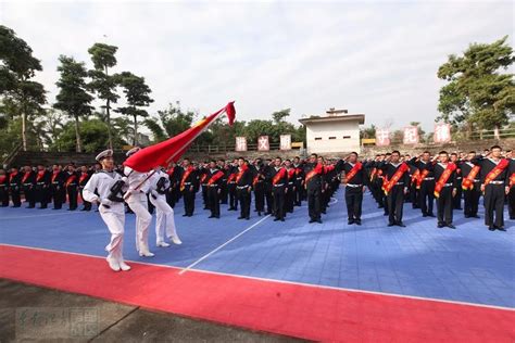 海军陆战队某旅举行退役士兵向军旗告别仪式海军陆战队军旗退役士兵新浪军事新浪网