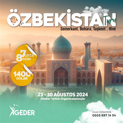 Zbekistan Turu Geder Stanbul G N Ll E Itimciler Derne I