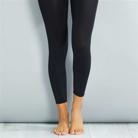 Legging Opaque D Lingerie Du S Au Xxl Noir Kiabi