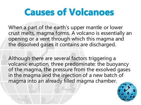 causes of volcanic eruption