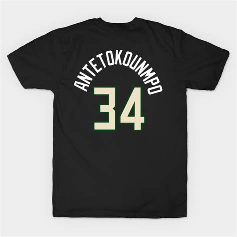 Giannis Antetokounmpo 34 Giannis Antetokounmpo T Shirt Teepublic