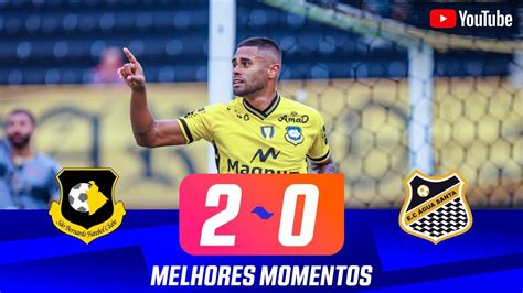 SÃO BERNARDO 2 X 0 ÁGUA SANTA MELHORES MOMENTOS 11ª RODADA