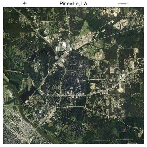 Aerial Photography Map of Pineville, LA Louisiana