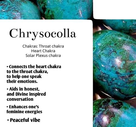 Chrysocolla healing properties meanings and uses – Artofit