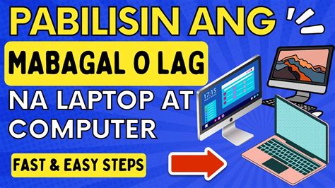 Paano Pabilisin Ang Mabagal O Lag Na Laptop Computer Kaswabe Tv