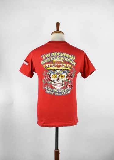 Vintage Dia De Los Muertos Harley Davidson T Shirt A Gem