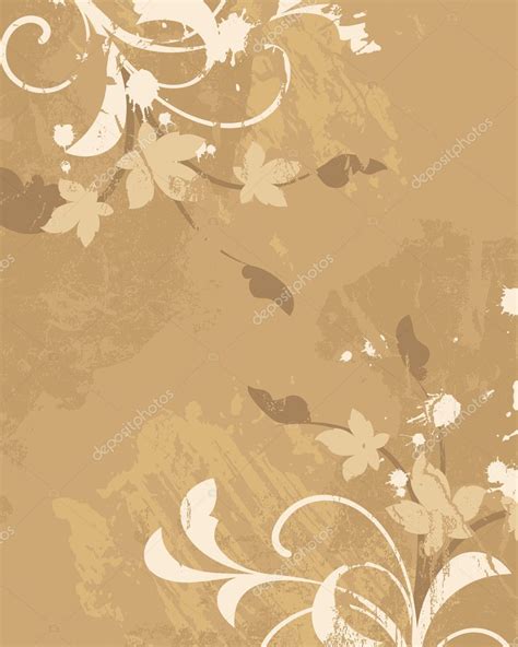 Floral Abstract With Decorative Elements Stock Vector Image By