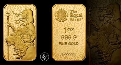 Una The Lion Oz Gold Bar Minted Coins And Collectables